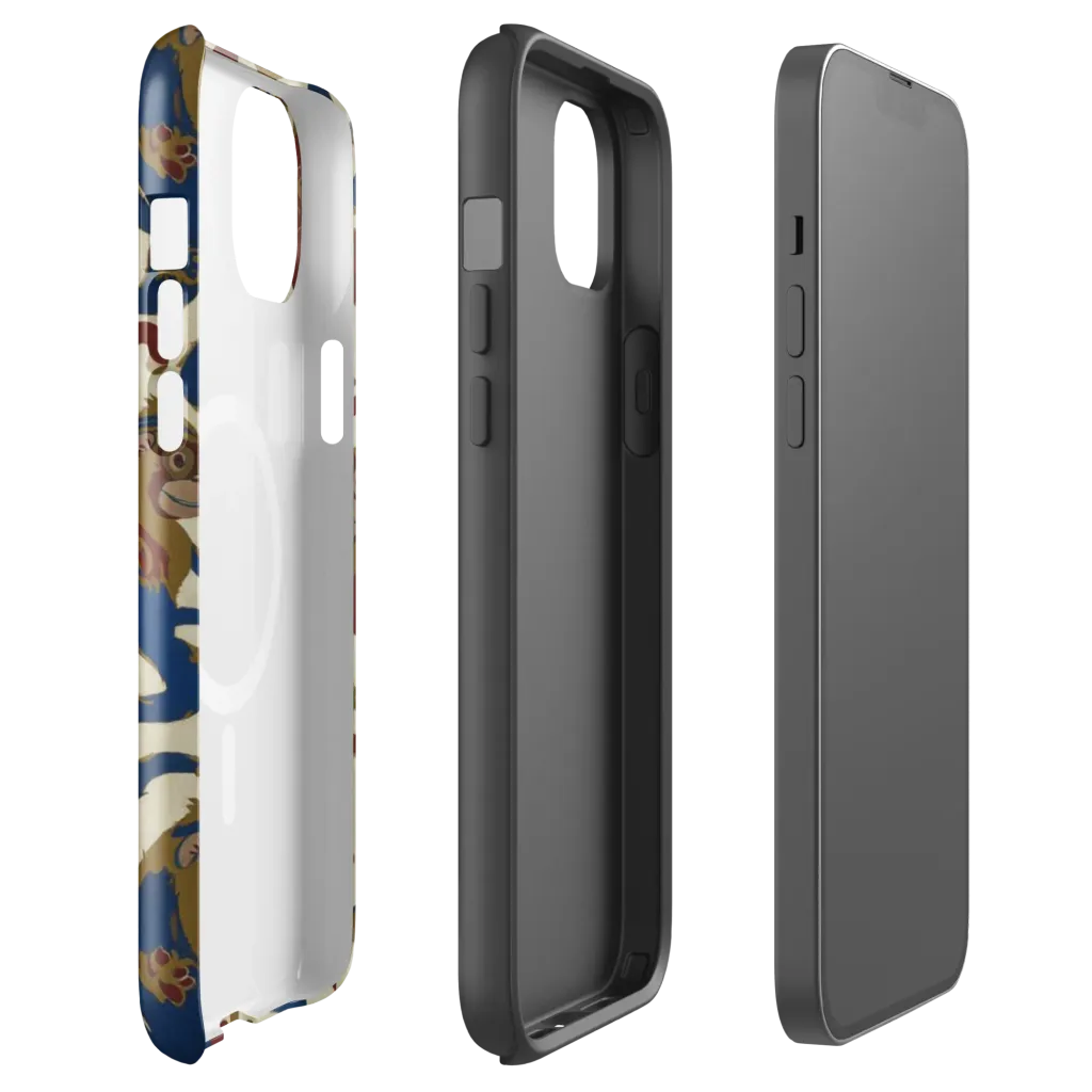 Carnival Macaque on MagSafe Tough Case for iPhone® — Front