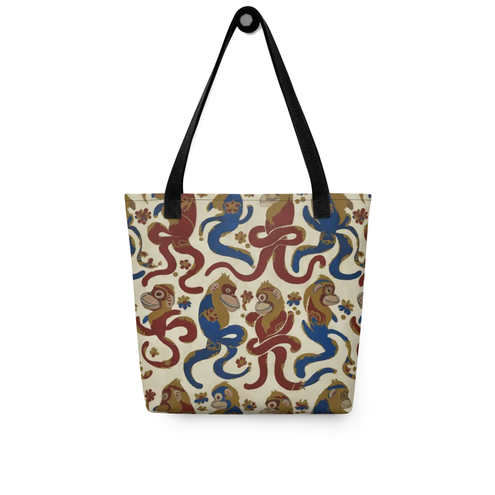 Carnival Macaque on Tote Bag — Front