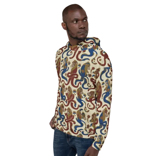 Carnival Macaque on a Hoodie