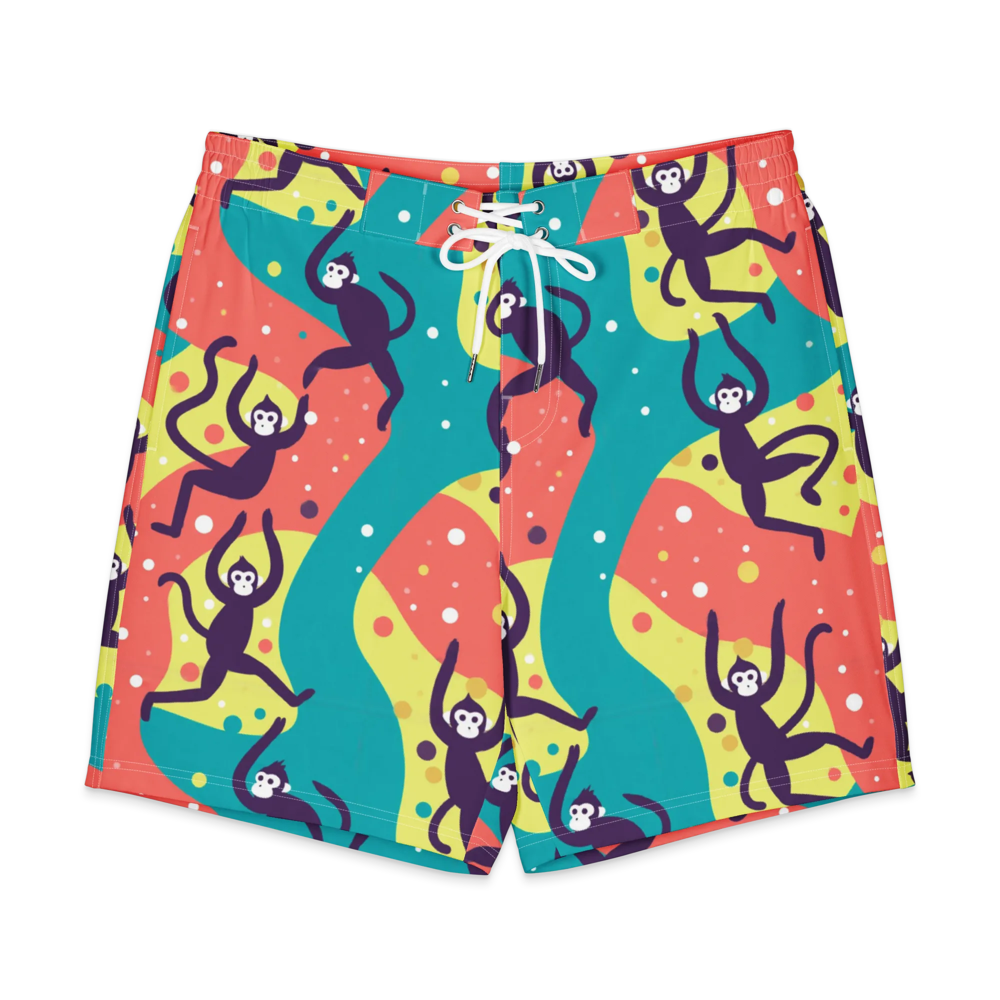 Canopy Carnival on Men's Board Shorts — Front