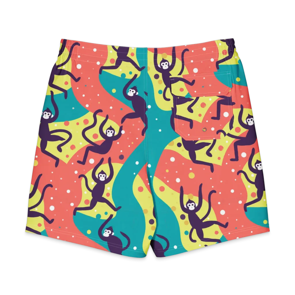 Canopy Carnival on Men's Board Shorts — Back
