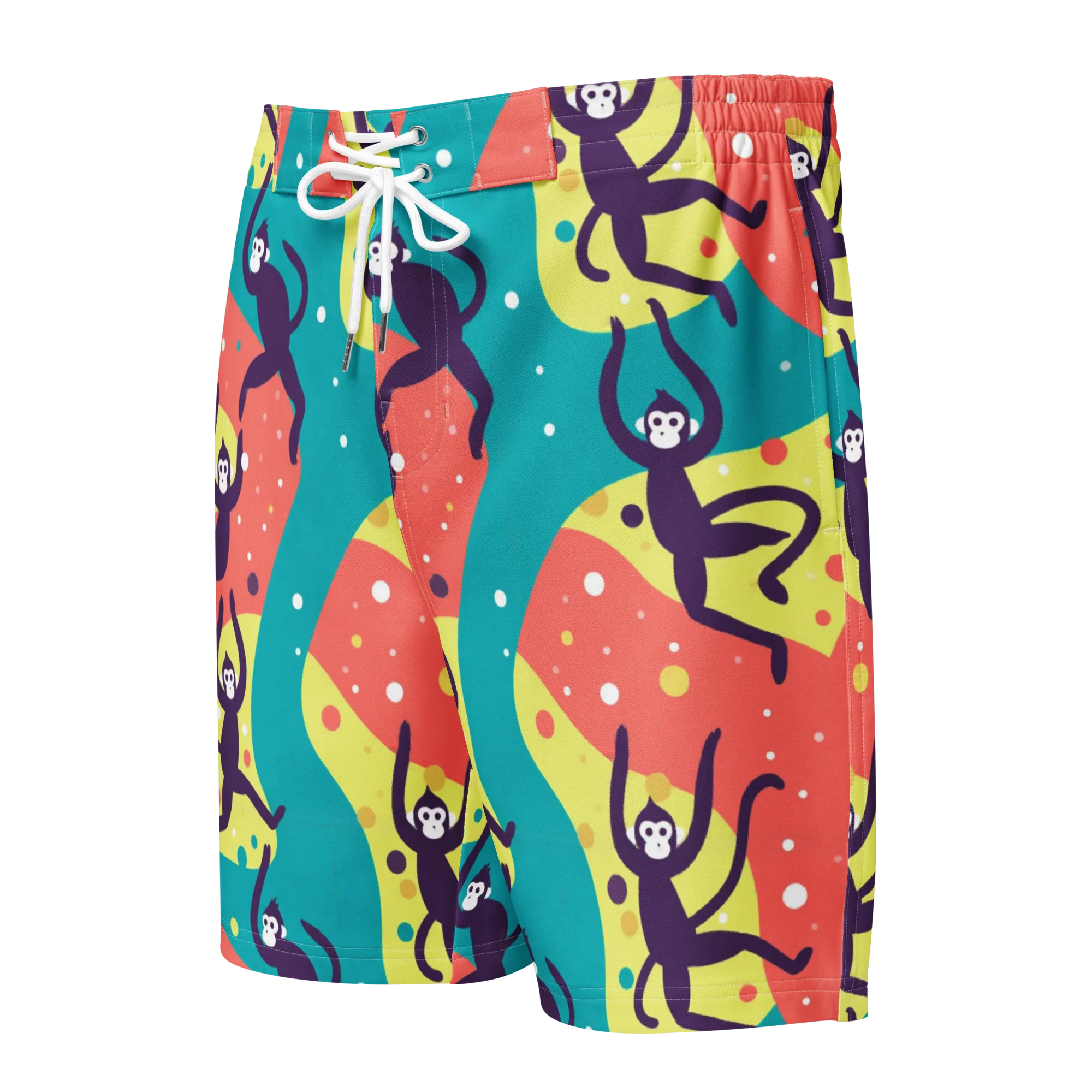Canopy Carnival on Men's Board Shorts — Front