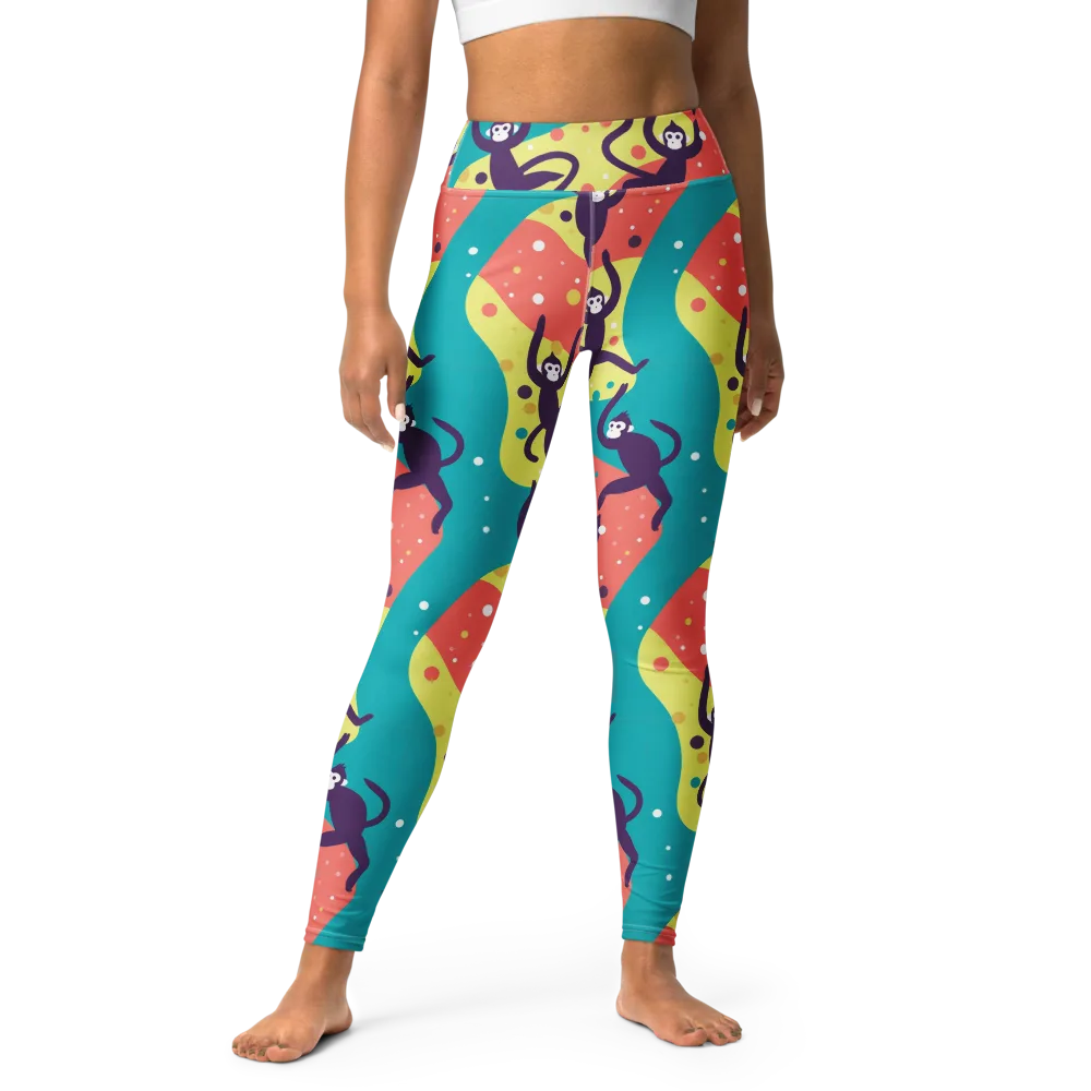 Canopy Carnival on Yoga Leggings — Front