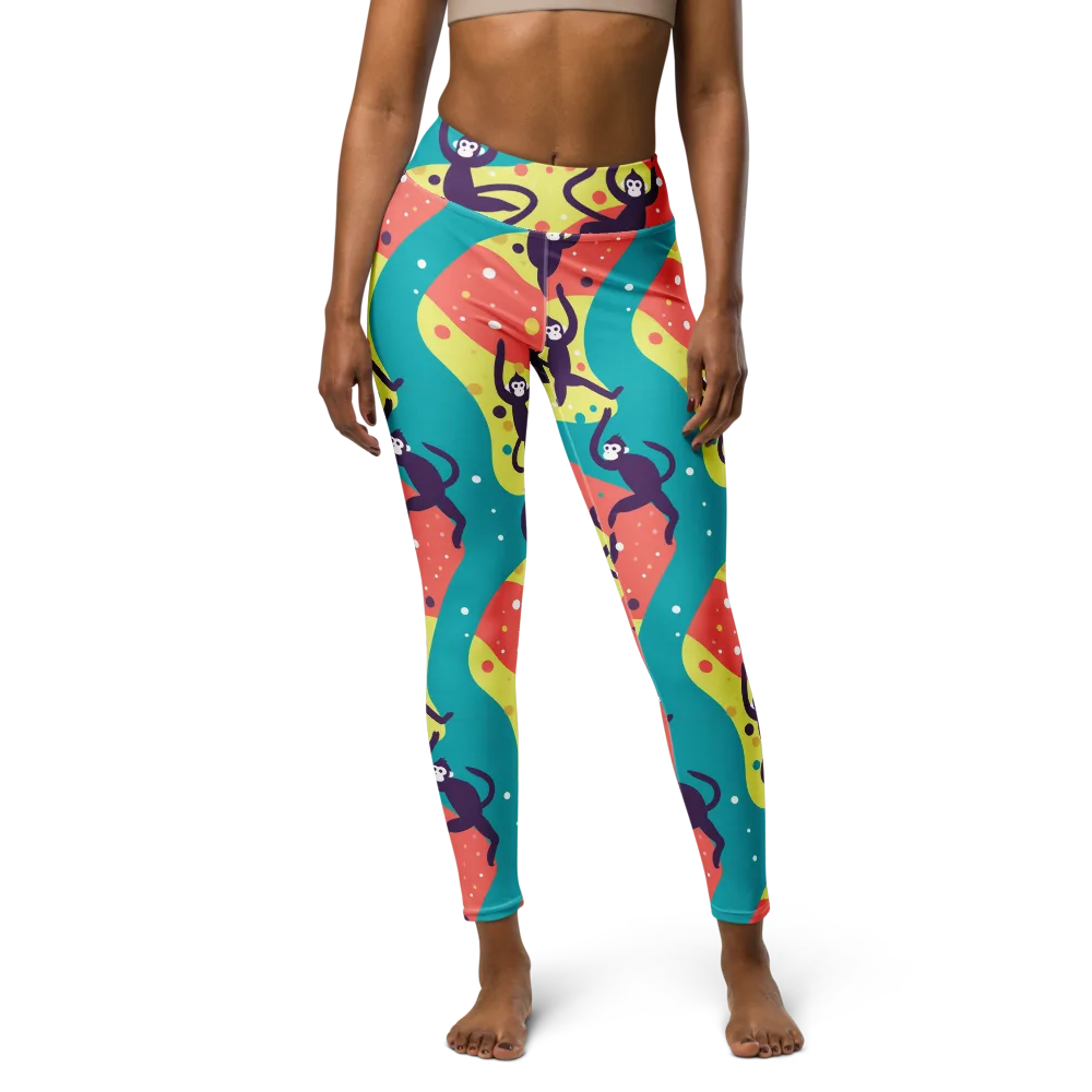 Canopy Carnival on Yoga Leggings — Front