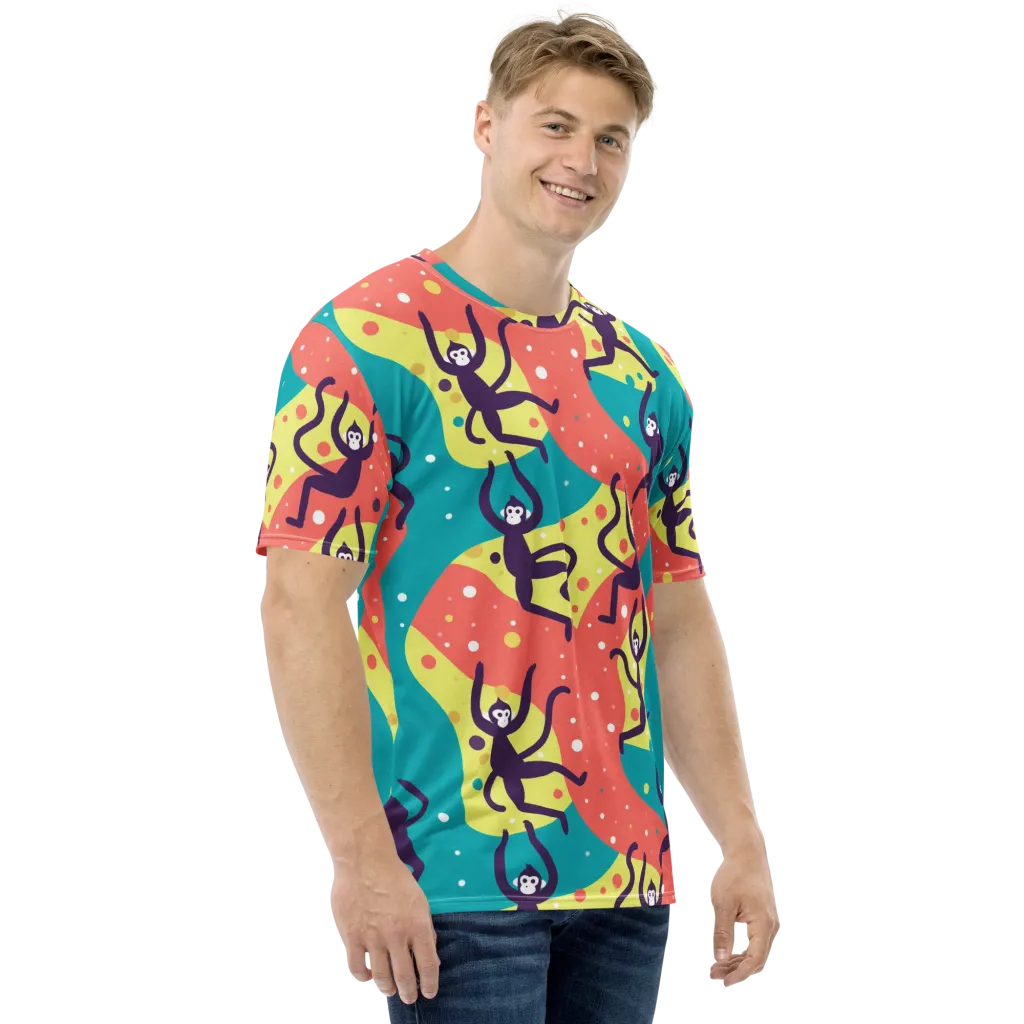 Canopy Carnival on Men's Crew Neck T-Shirt — Right