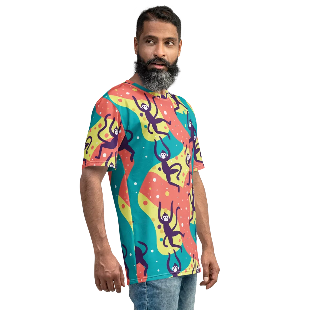 Canopy Carnival on Men's Crew Neck T-Shirt — Right