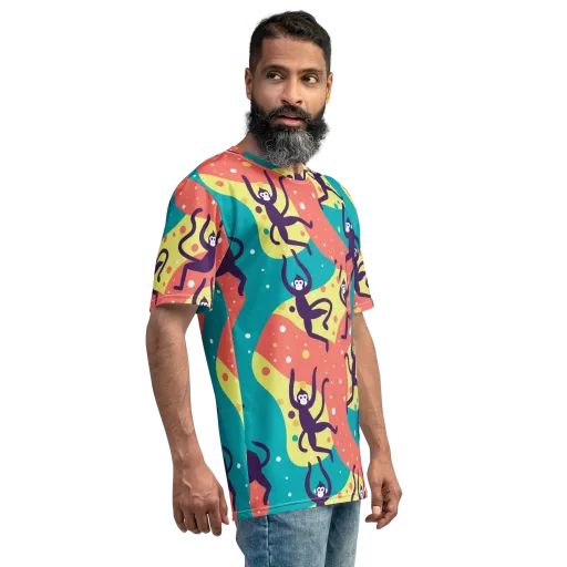 Canopy Carnival on a Men's Crew Neck T-Shirt