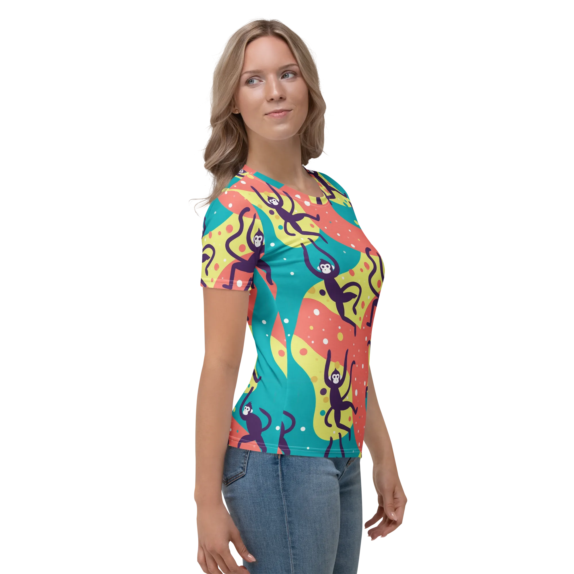 Canopy Carnival on Women's Crew Neck T-Shirt — Right