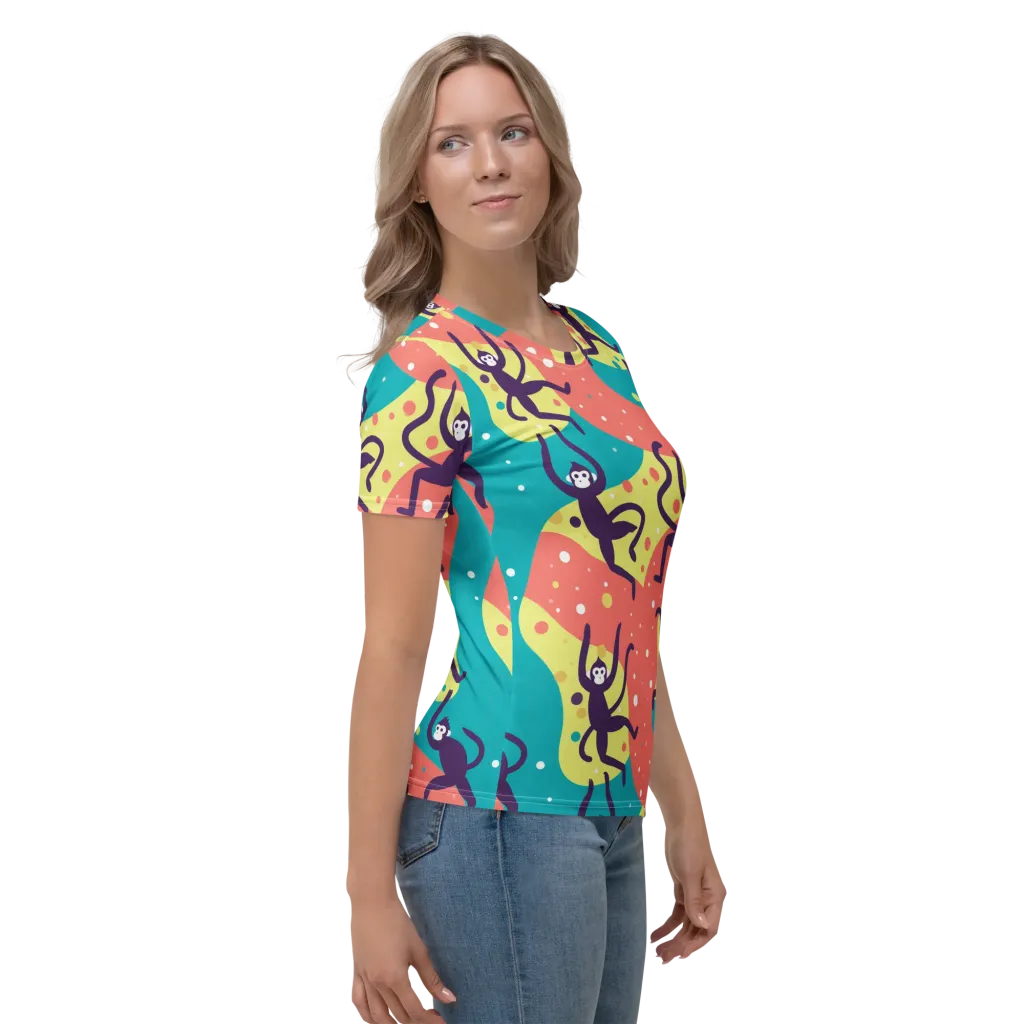 Canopy Carnival on Women's Crew Neck T-Shirt — Right