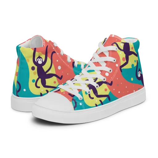 Canopy Carnival on a Women's High Top Canvas Shoes