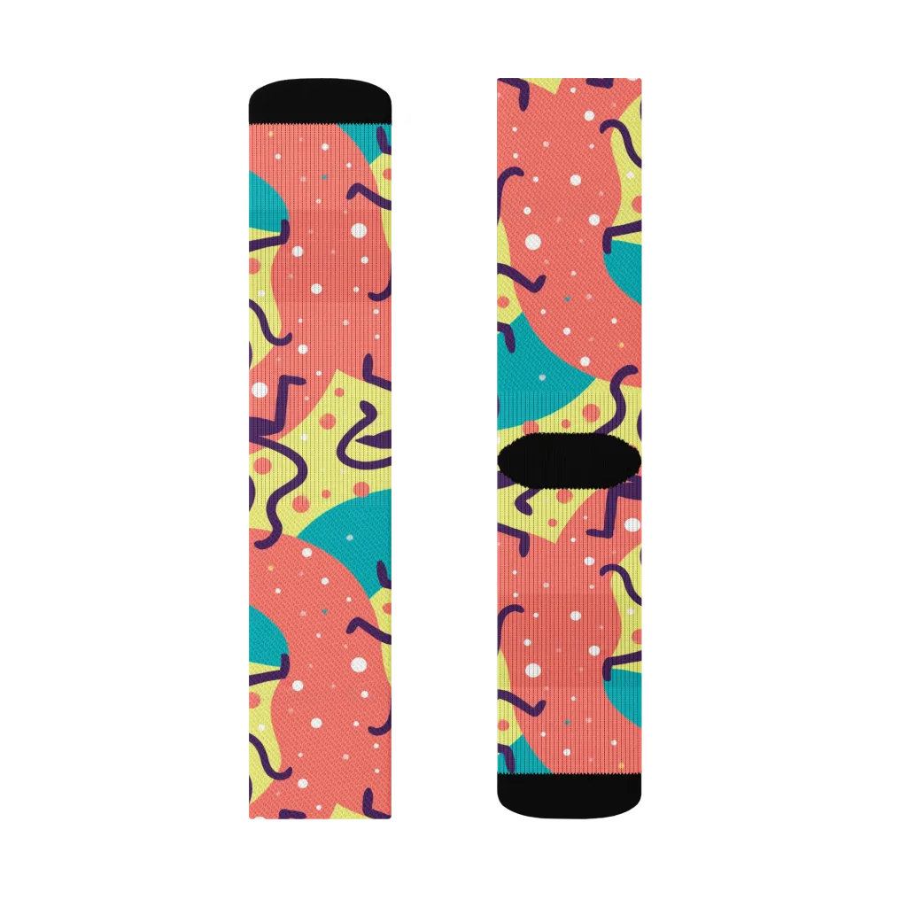 Canopy Carnival on Socks — Right Sock