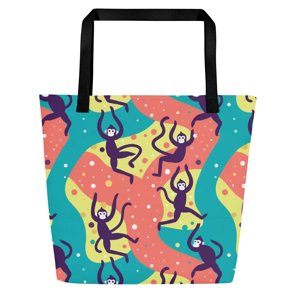 Canopy Carnival on Large Tote Bag W/ Pocket — Front