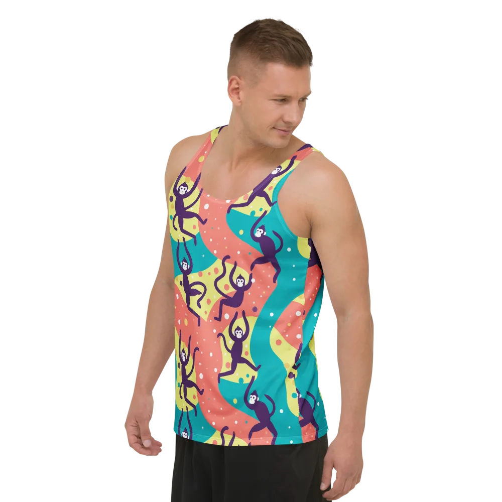 Canopy Carnival on Men's Tank Top — Left Front