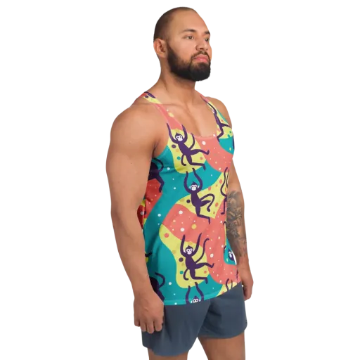 Canopy Carnival on a Men's Tank Top