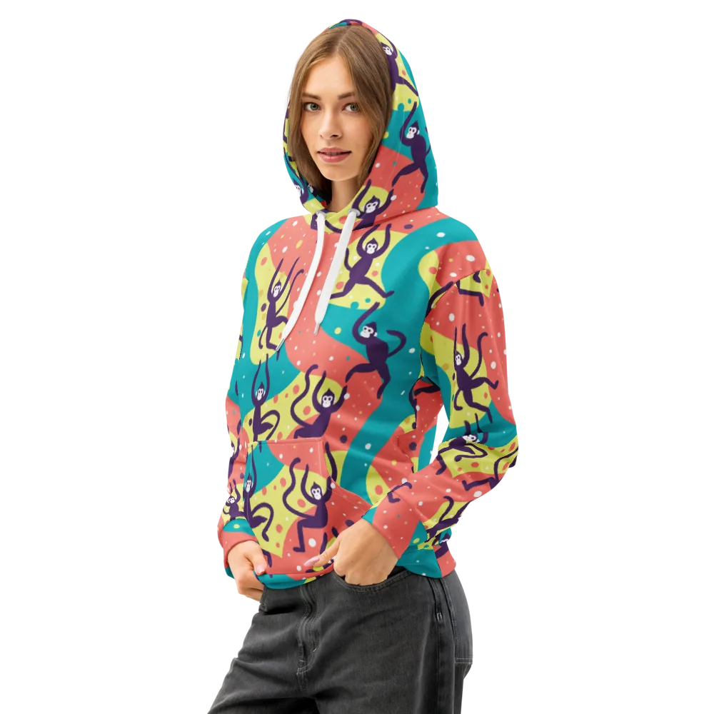 Canopy Carnival on Cotton Hoodie — Left Front