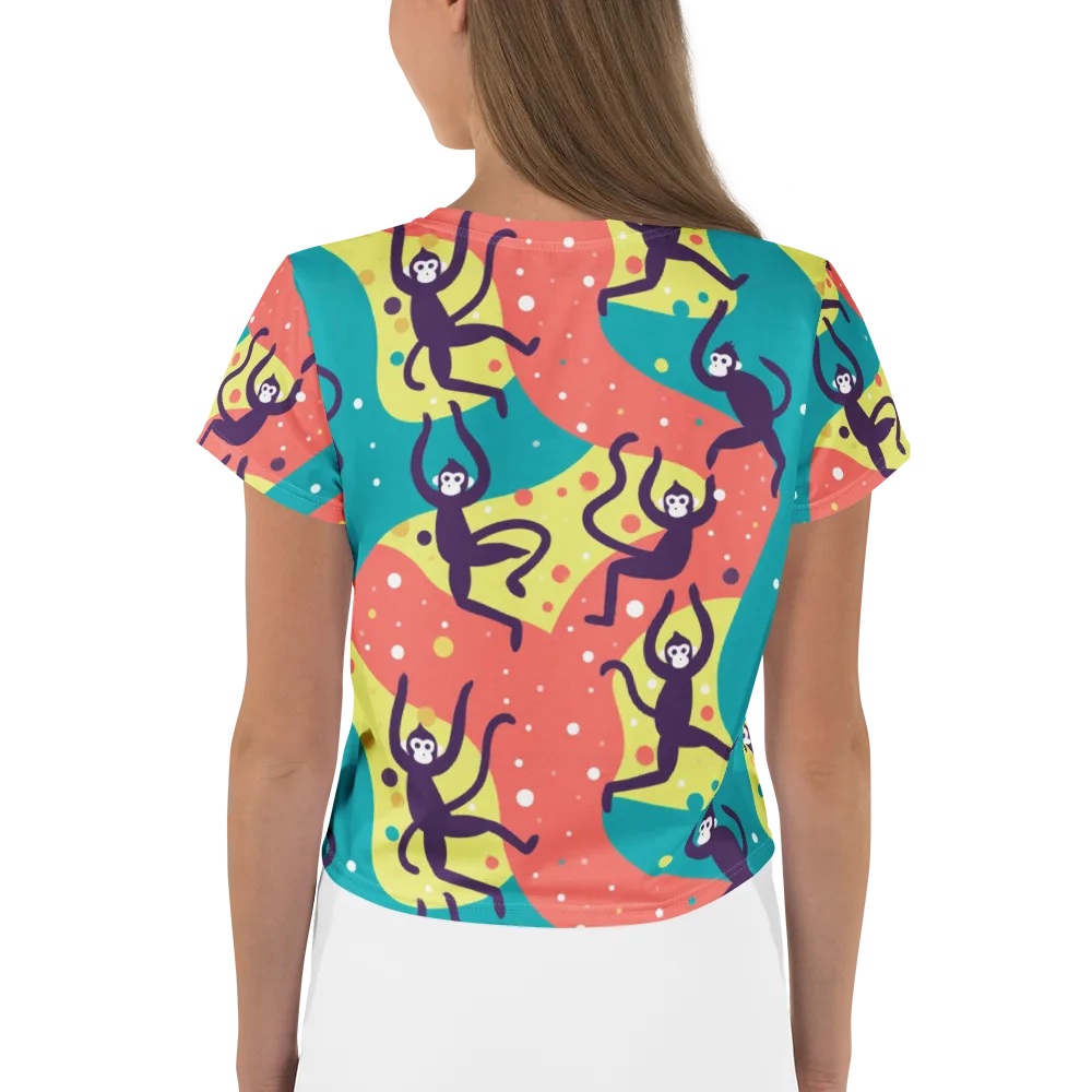 Canopy Carnival on Crop Tee — Back