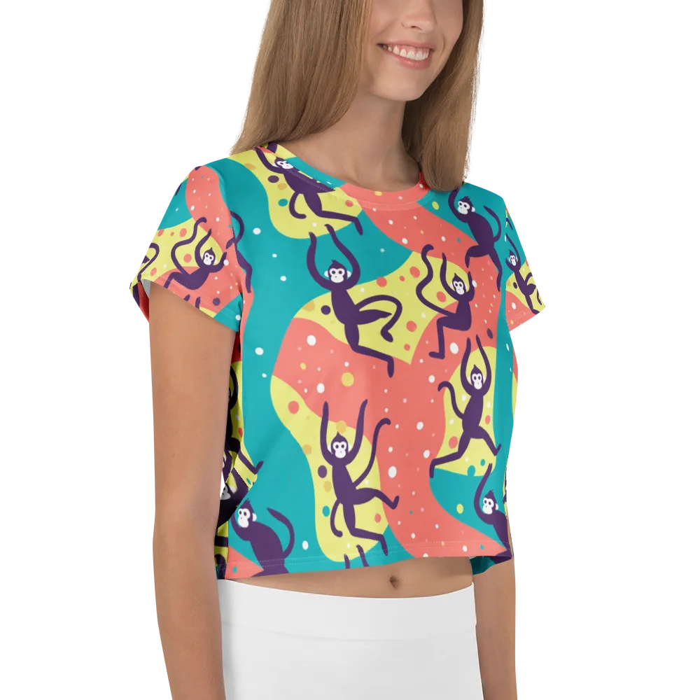 Canopy Carnival on Crop Tee — Right