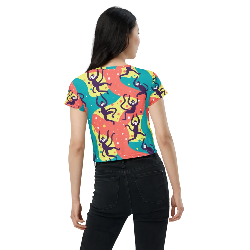 Canopy Carnival on Crop Tee — Back