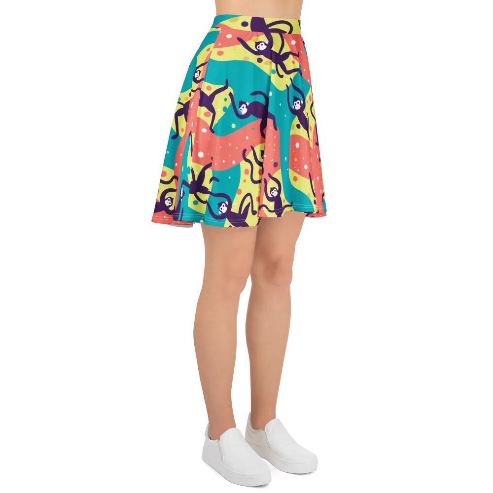Canopy Carnival on Skater Skirt — Right