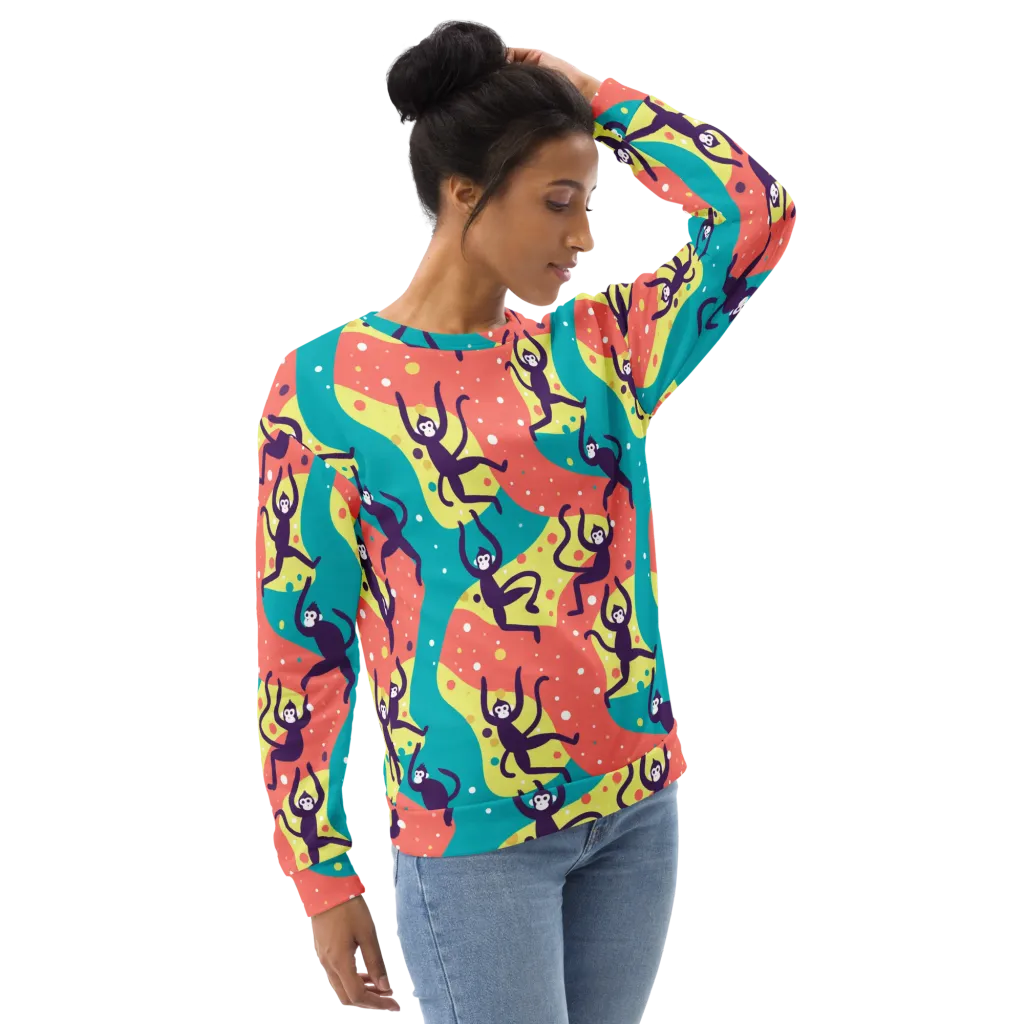 Canopy Carnival on Sweatshirt — Right Front