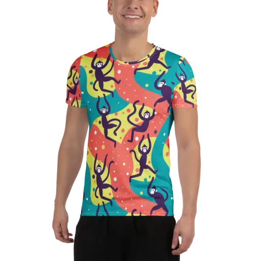 Canopy Carnival on a Men's Athletic T-Shirt