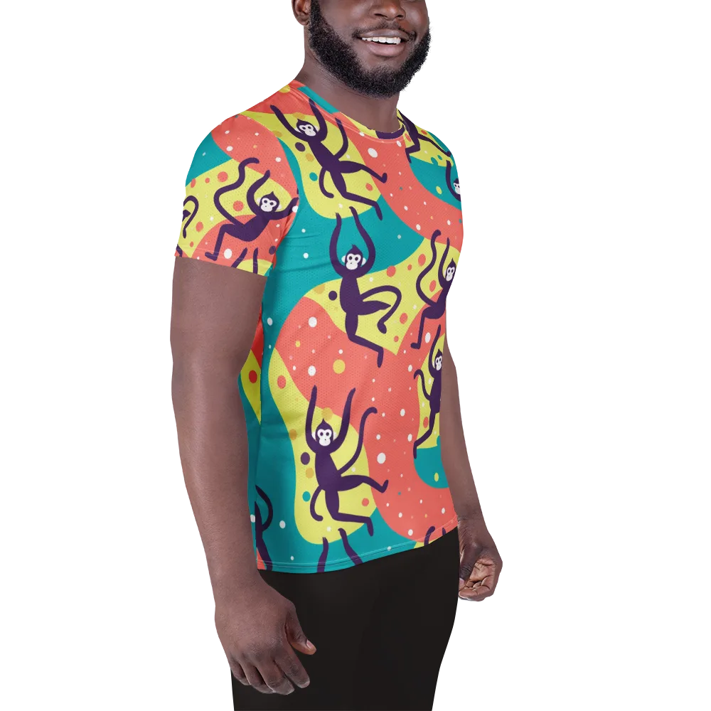 Canopy Carnival on Men's Athletic T-Shirt — Right