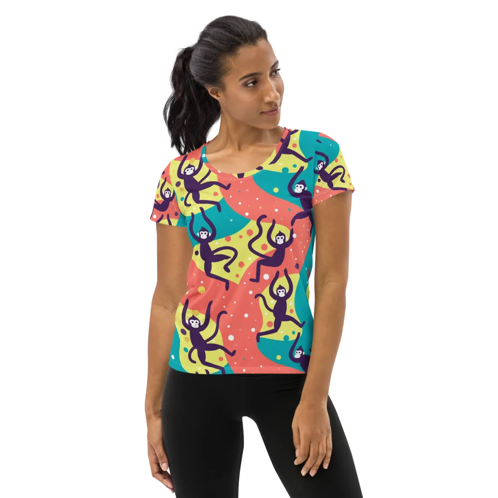 Canopy Carnival on Women's Athletic T-Shirt — Front