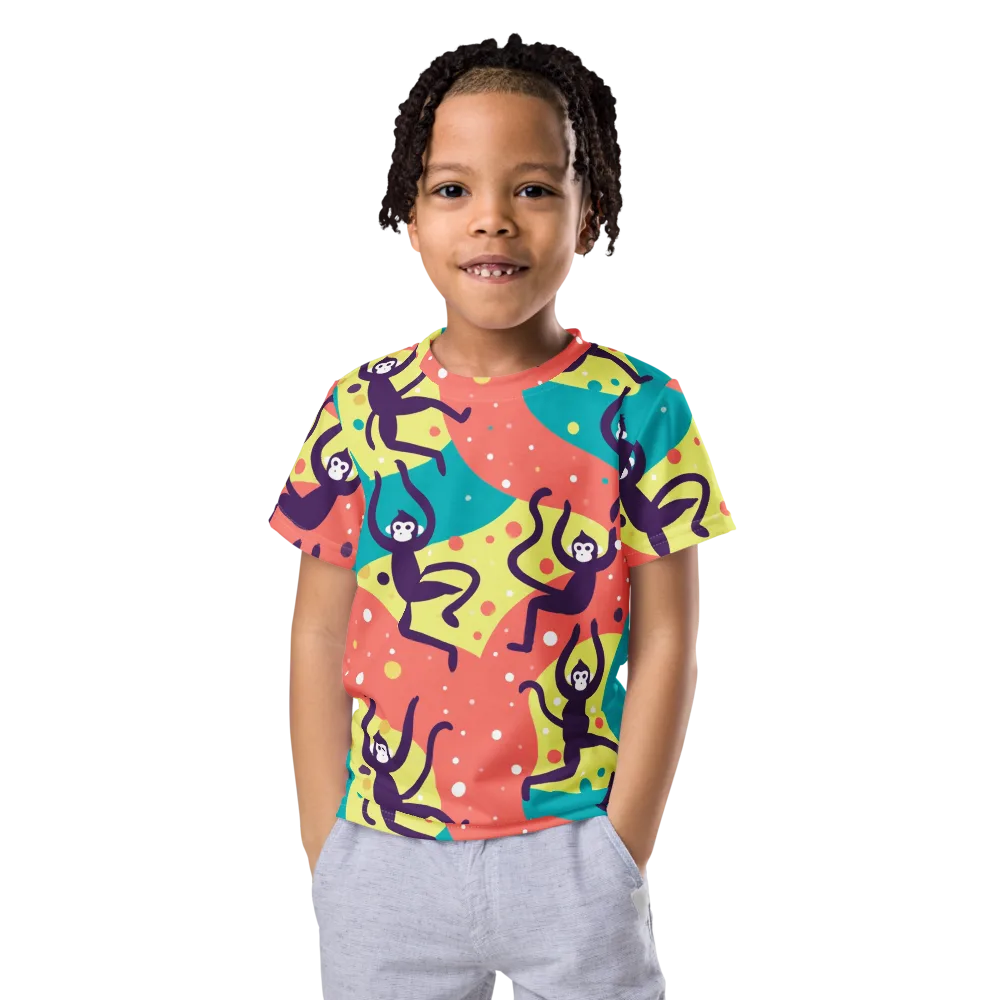 Canopy Carnival on Kids Crew Neck T-Shirt — Front