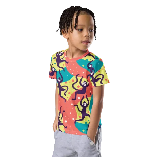 Canopy Carnival on a Kids Crew Neck T-Shirt