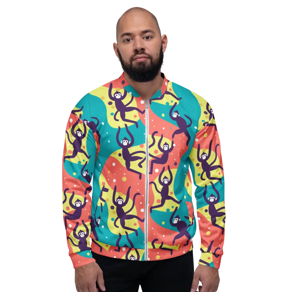 Canopy Carnival on Bomber Jacket — Front