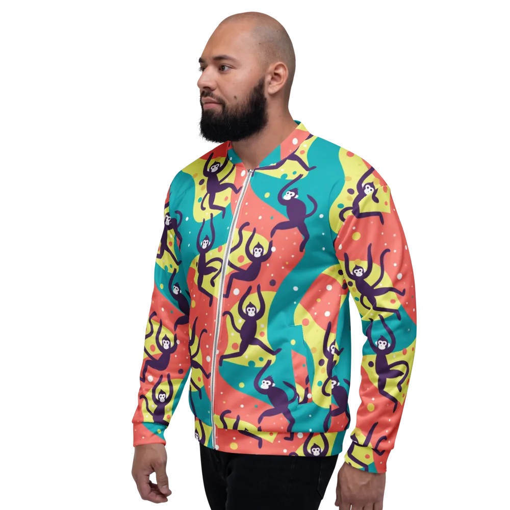 Canopy Carnival on Bomber Jacket — Left