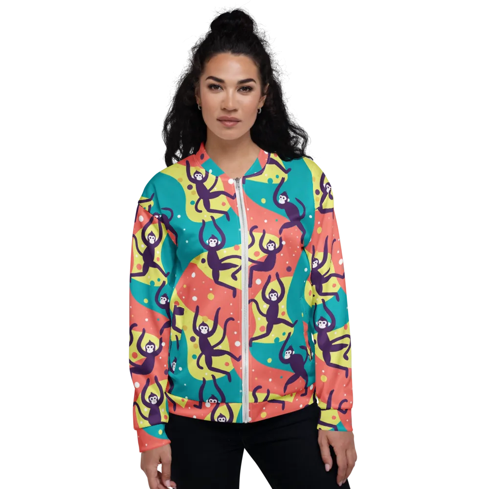 Canopy Carnival on Bomber Jacket — Front
