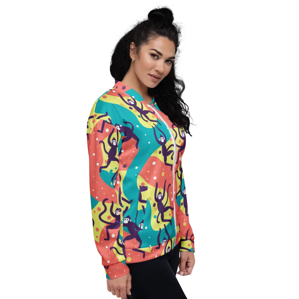 Canopy Carnival on Bomber Jacket — Right