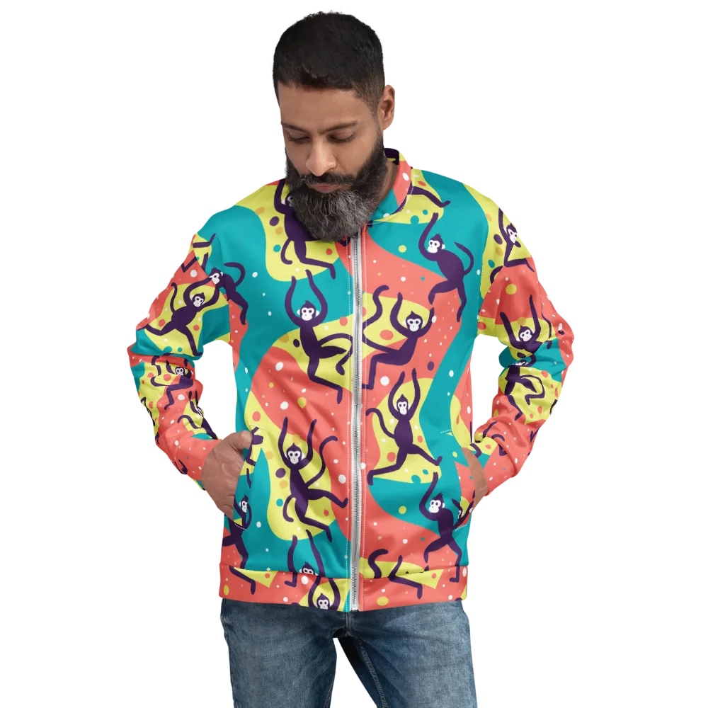 Canopy Carnival on Bomber Jacket — Front