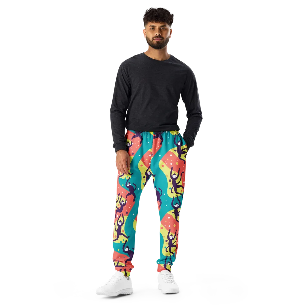 Canopy Carnival on Men's Joggers — Front