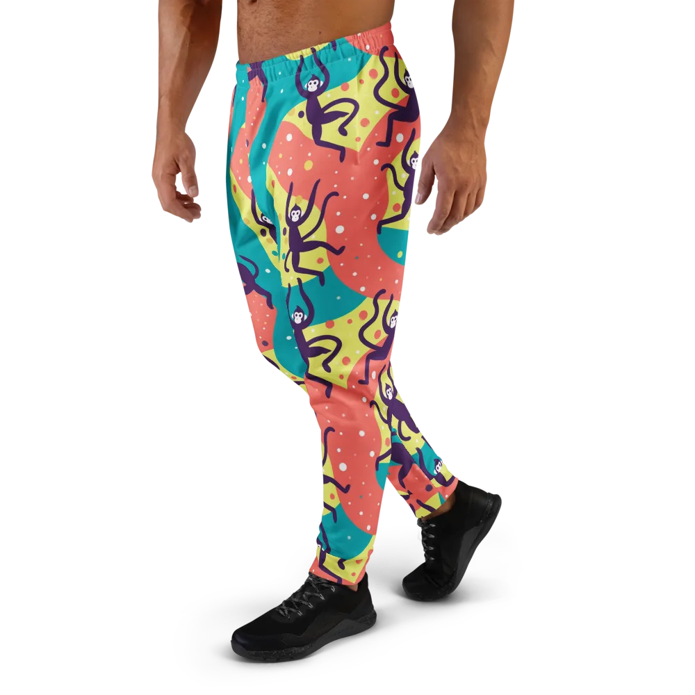 Canopy Carnival on Men's Joggers — Left