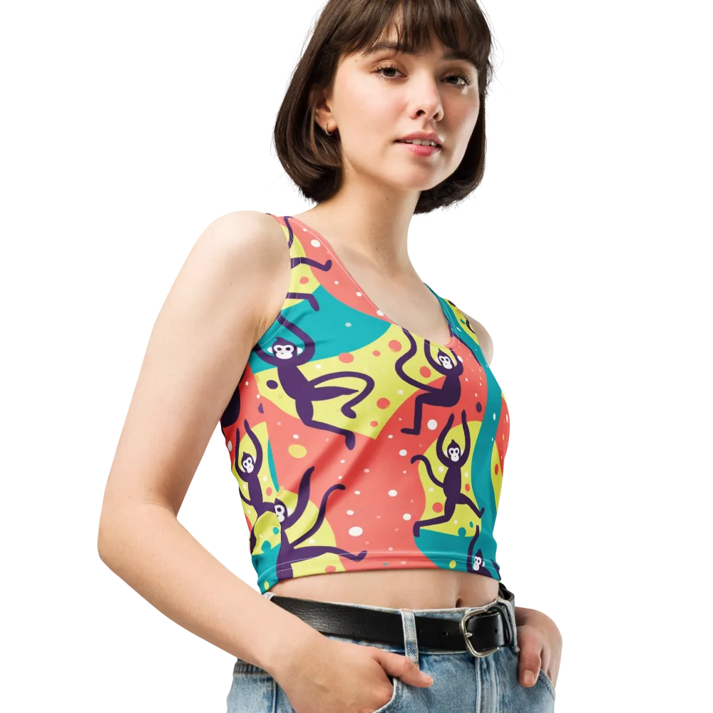 Canopy Carnival on Crop Top — Right Front