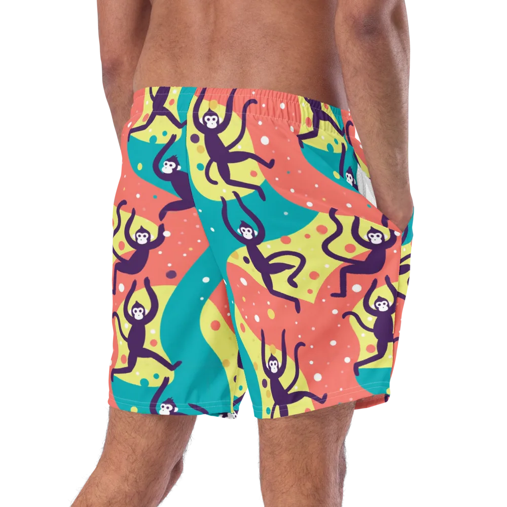Canopy Carnival on Swim Trunks — Right Back