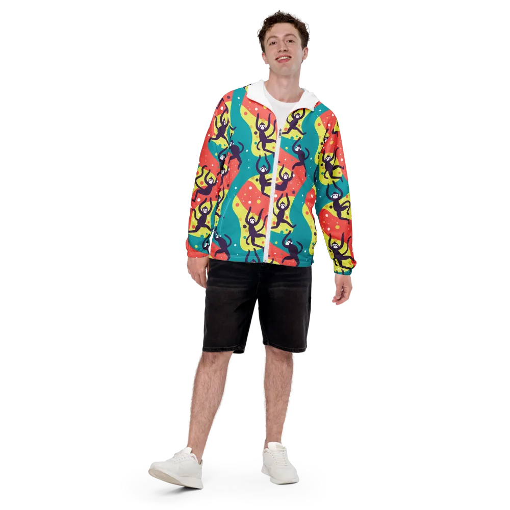Canopy Carnival on Men's Windbreaker — Front
