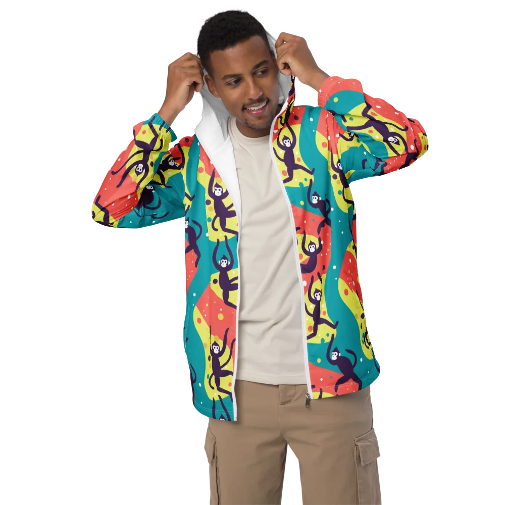 Canopy Carnival on Men's Windbreaker — Front