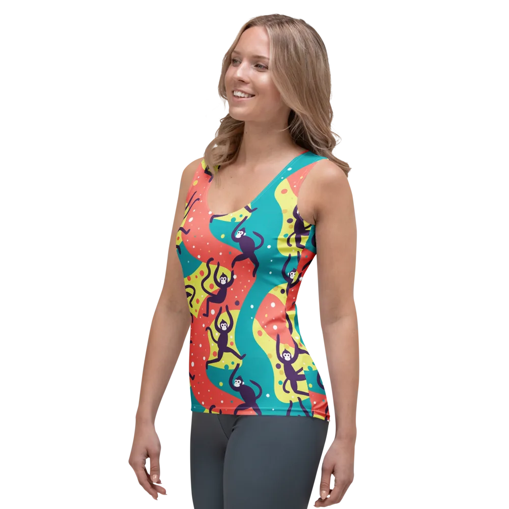 Canopy Carnival on Women's Tank Top — Left Front