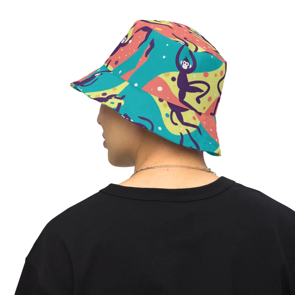 Canopy Carnival on Reversible Bucket Hat — Back Inside