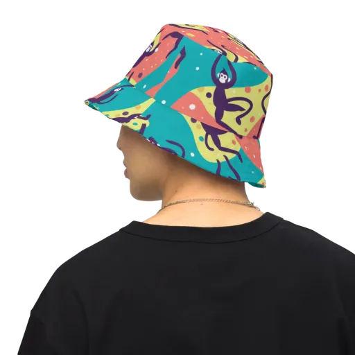 Canopy Carnival on a Reversible Bucket Hat