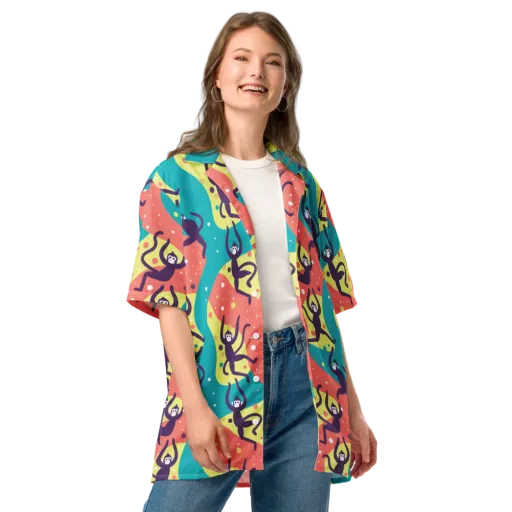 Canopy Carnival on a Button Shirt