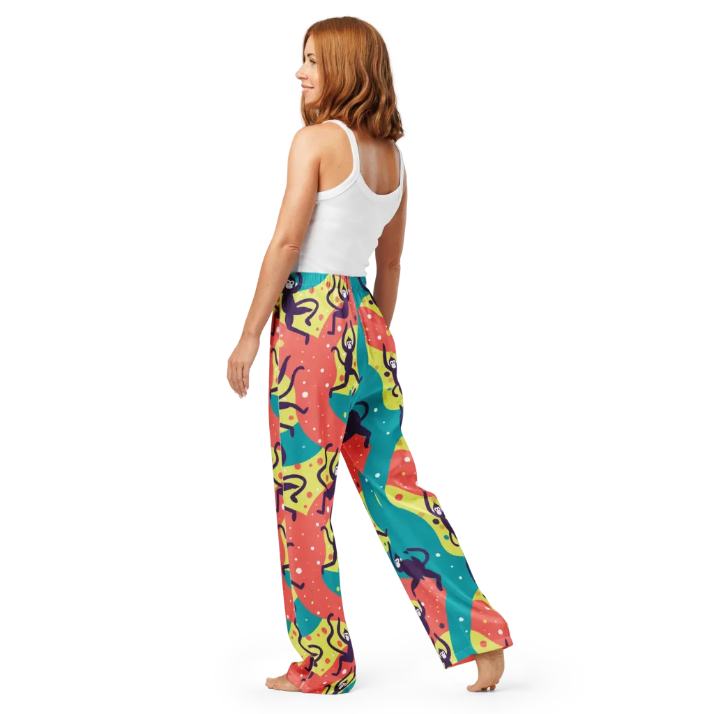 Canopy Carnival on Women's Pajama Pants — Back