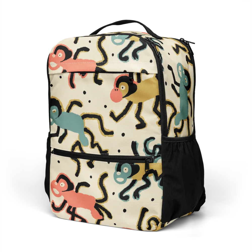 Monkey Moonwalk on Utility Backpack — Left Front