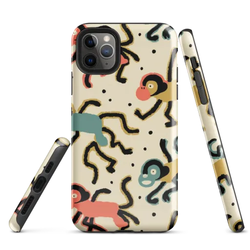 Monkey Moonwalk on a Tough Case for iPhone®