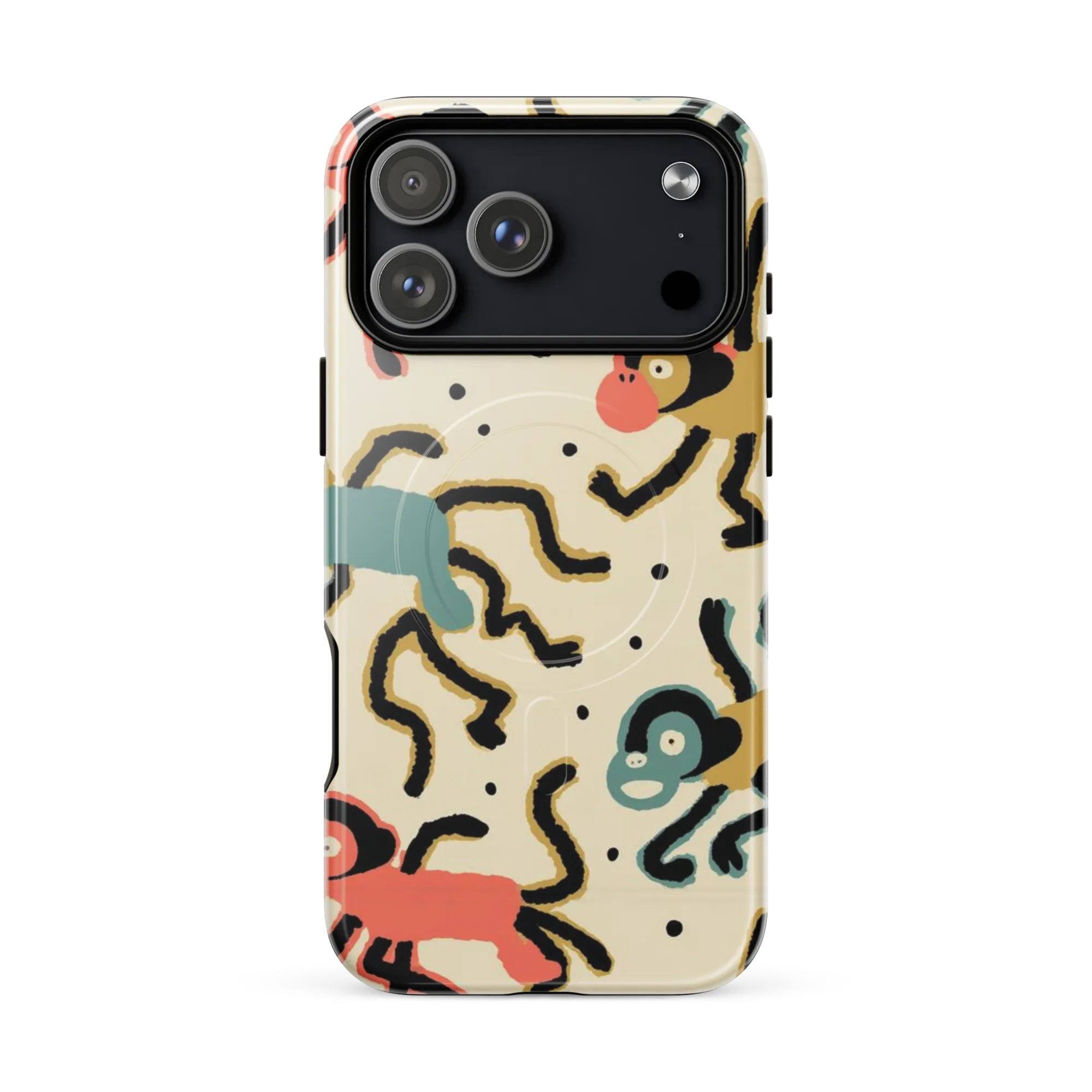 Monkey Moonwalk on MagSafe Tough Case for iPhone® — Front