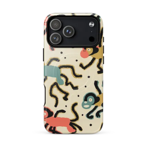 Monkey Moonwalk on a MagSafe Tough Case for iPhone®