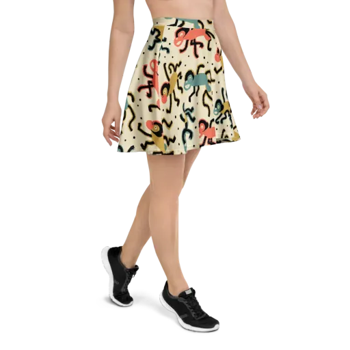 Monkey Moonwalk on a Skater Skirt